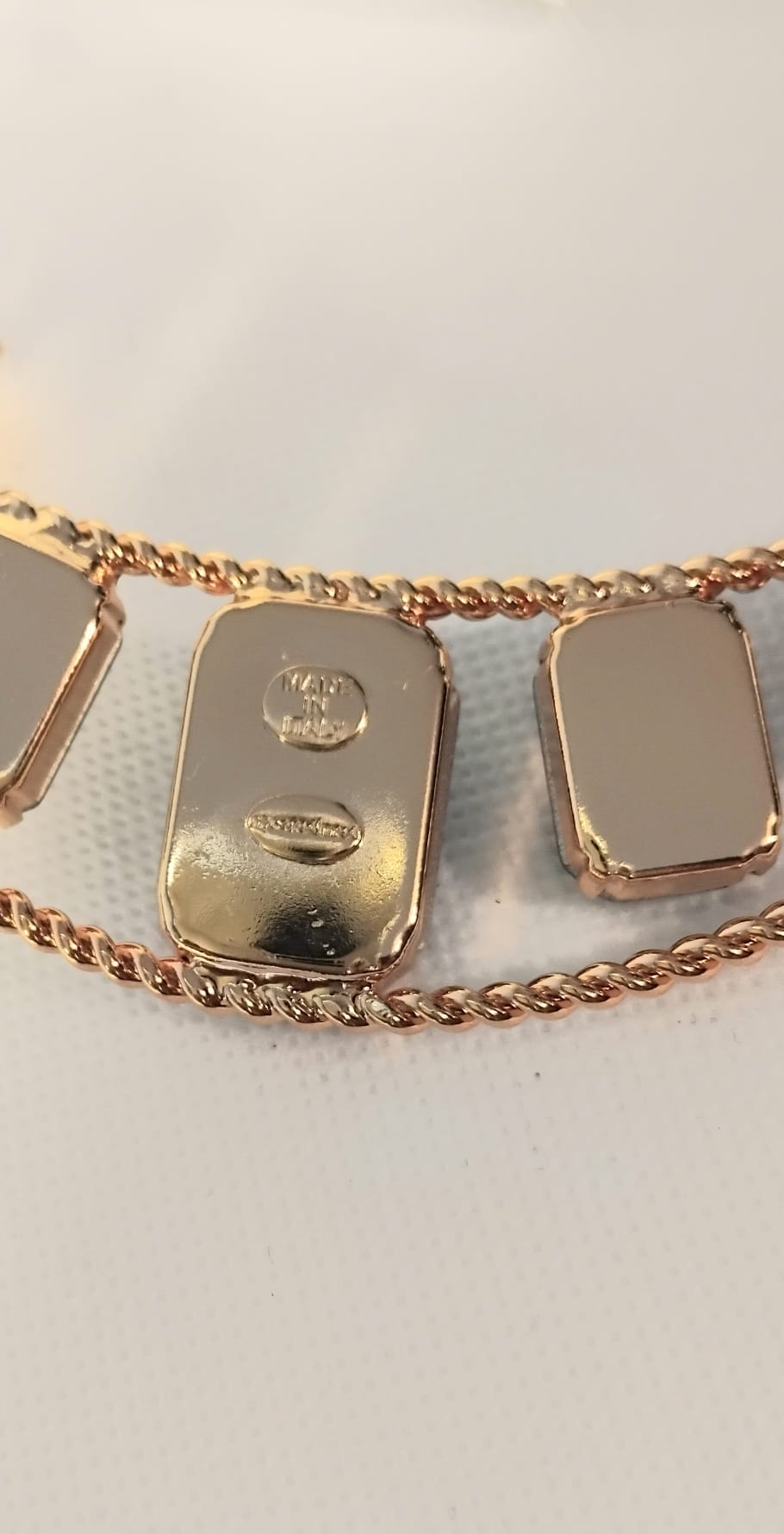 Necklace Set in Blue Facetted Crystals