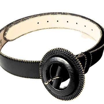 Alta Moda Women’s Belt – Round Buckle